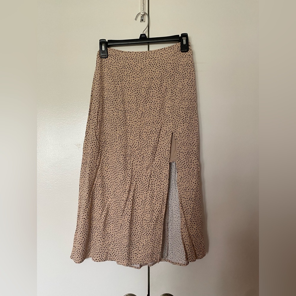 Printed Midi Skirt